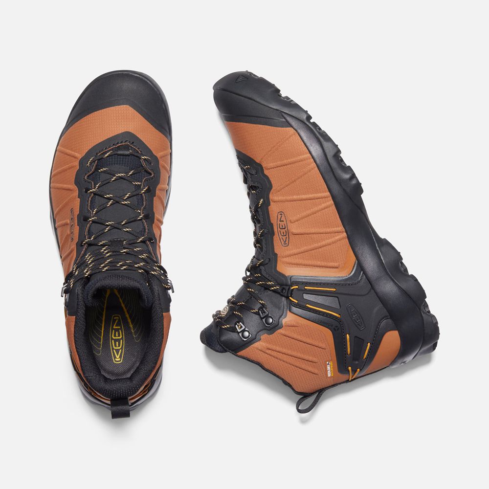 Keen Laarzen Heren Oranje/Zwart - Venture Mid Waterproof - 18607-FOEX